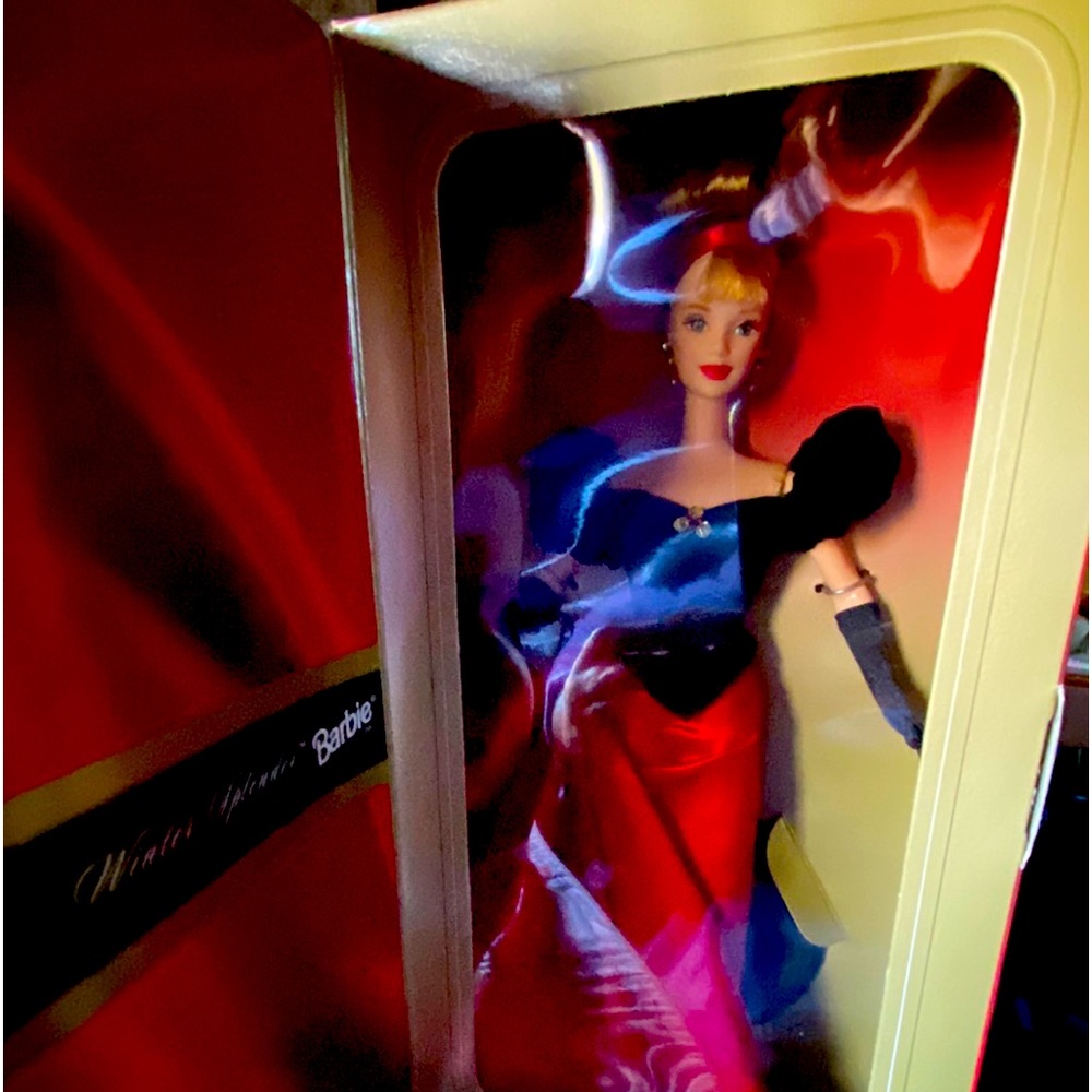Barbie. 1998 Avon Winter Splendor Barbie.
